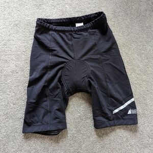MEC Mountain Equipment Company black bike shorts youth size 14